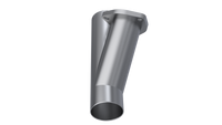 QTP 2.5in Weld-On QTEC Exhaust Cutout Y-Pipe