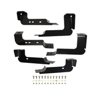 Westin 2004-2013 Chevy Silverado 1500 Crew Cab Premier Oval Nerf Step Bar Mount Kit - Black