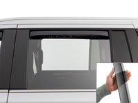 WeatherTech 21-26 Cadillac Escalade ESV Rear Rear Side Window Deflectors-Dark Tint