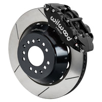 Wilwood Narrow Superlite 6R Front Kit 14.00in Slotted Rotors - Black