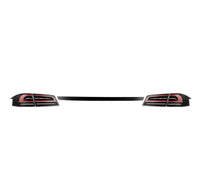 AlphaRex 12-21 Tesla Model S LUXX-Series LED Tail Lights - Black/Red (US Models Only)