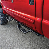 Westin 1999-2016 Ford F-250/F-350/F-450/F-550 Crew Cab Outlaw Drop Nerf Step Bars Textured Black