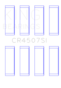 King Mazda MZR 2.3L 16V / Ford Duratec 2.3L 16V (Size .25) Connecting Rod Bearing Set (Set of 8)