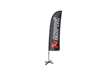 Akrapovic Self standing beach flag set - small