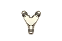 DeatschWerks 6AN Male Flare + 6AN Male Flare to 6AN Male Flare Y Block Fitting
