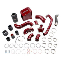 Wehrli 07.5-2010 Chevrolet 6.6L Duramax LMM Stage 3 High Flow Bundle Kit - WCFab Red
