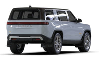 Rally Armor 22-26 Rivian R1S Black UR Mud Flap w/Light Blue Logo