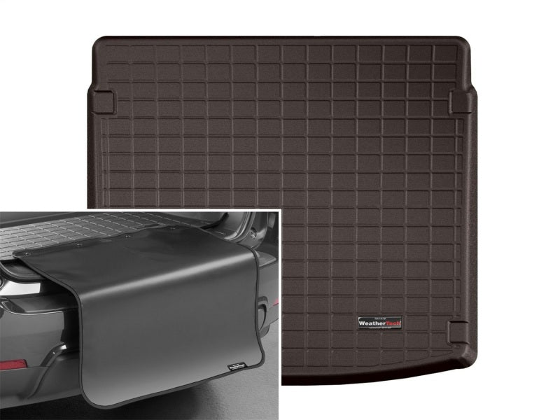 WeatherTech 2018+ Audi Q5/SQ5 Cargo Liner w/ Bumper Protector - Cocoa