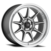 Konig Countergram 17x8 4x100 ET45 Hyper Chrome / Machined Lip