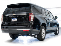 AWE Tuning 2021+ GMC Tahoe/Yukon 5.3L 0FG Side Exit Catback Exhaust - Chrome Silver Tips