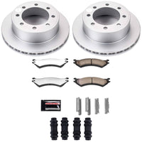 Power Stop 2007 Ford E-150 Rear Z36 Coated Truck & Tow Brake Kit