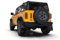 Rally Armor 21-25 Ford Bronco (Steel Bmpr + RB - NO Rptr/Sprt) Blk Mud Flap w/Red Logo