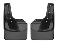 WeatherTech 19+ Dodge Ram w/ Factory Flares Rear No Drill Mudflaps - Black