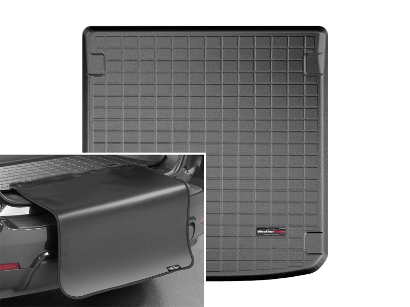 WeatherTech 2017+ Audi A4 (All Road Wagon) Cargo Liner w/ Bumper Protector - Black