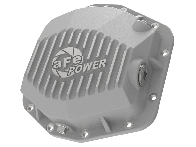 aFe Street Series Rear Differential Cover Raw 2018+ Jeep Wrangler (JL) V6 3.6L (Dana M220)