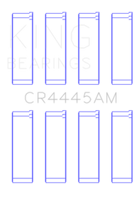 King Engine Bearings Subaru Ea81/Ea81T/Ea82/Ea82T (Size +1.0mm) Connecting Rod Bearing Set