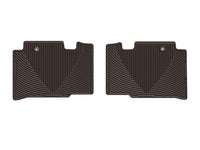 WeatherTech 2018+ Honda Odyssey Rear Rubber Mats - Cocoa