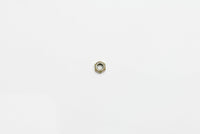 Wilwood nut 5/16-24 nylock shoulder std pattern zinc type ii gold