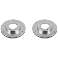 Power Stop 07-09 Kia Sorento Front Evolution Drilled & Slotted Rotors - Pair
