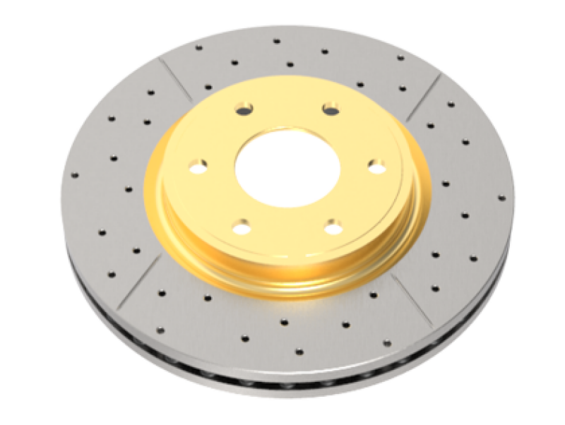 DBA 99+ Chevrolet Silverado Front Cross Drilled & Slotted Street Series Rotor