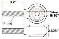 SPC Performance xAxis Rod End Ball Joint