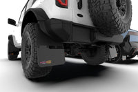 Rally Armor 21-25 Ford Bronco RR-ST Rock Rail-Steel Rear Bumper Black Mud Flap BCE Pink Logo