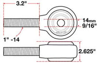 SPC Performance xAxis Rod End Ball Joint