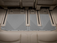 WeatherTech 13+ Nissan Pathfinder Rear Rubber Mats - Grey