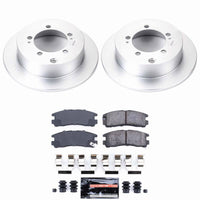 Power Stop 95-05 Chrysler Sebring Rear Z23 Coated Brake Kit