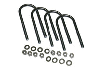 Superlift U-Bolt 4 Pack 1/2x3-1/4x7 - Round w/ Hardware