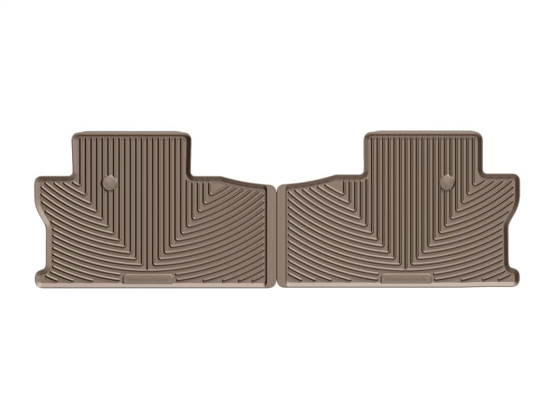 WeatherTech 2017+ Honda Ridgeline Rear Rubber Mats - Tan