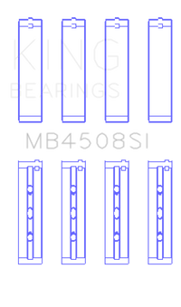 King Engine Bearings Honda J30/J35 (Size +0.75mm) Main Bearing Set
