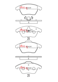 DBA 06-13 Volkswagen GTI Front RP Performance Brake Pads