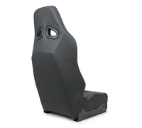 NRG Defender Water Resistant Steel Frame Susp. Seat - Silver w/Black Trim/Defender Logo/Side Bracket