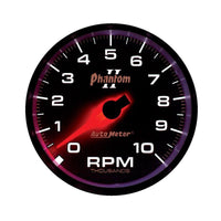 Autometer Phantom II 3-3/8in 10000 RPM In-Dash Tachometer