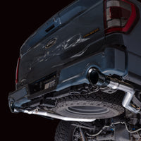 AWE Tuning 2021+ Ford F-150 Tremor (w/ Bumper Cutouts) 0FG Resonated Cat-Back - Diamond Black Tips