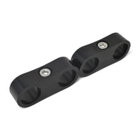 Russell Hose Separator For -12 Braided Hose Black Anodize (2 Pack)
