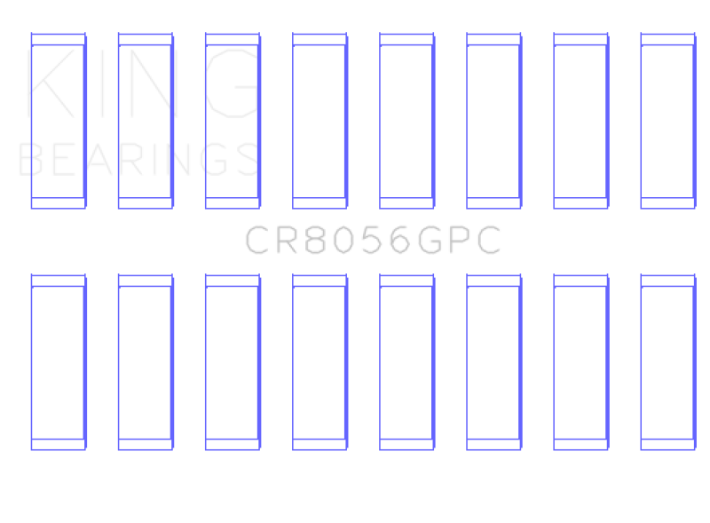 King Engine Bearings Ford 6.7 Power Stroke V8 Diesel (Size 0.25) Connecting Rod Bearing Set