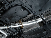 AWE Tuning MK8 Volkswagen Golf R 3in Track Edition Quad Exhaust - Diamond Black Tips