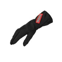 RaceQuip 356 Series 2 Layer Nomex Outseam Race Gloves SFI 3.3 / 5 All Black Small