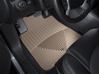 WeatherTech 07+ GMC Acadia Front Rubber Mats - Tan