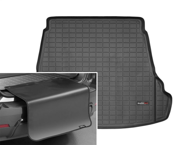 WeatherTech 06-10 Hyundai Sonata Cargo Liners w/ Bumper Protector - Black