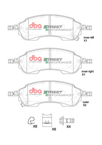 DBA 2022+ Ford Ranger Raptor 3.0TT SP Performance Rear Brake Pads