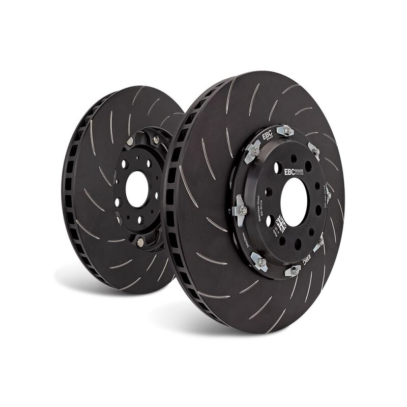 EBC Racing 08-16 Mitsubishi Lancer EVO X 2 Piece SG Racing Front Rotors