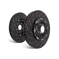 EBC Racing 08-16 Mitsubishi Lancer EVO X 2 Piece SG Racing Front Rotors