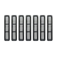 Rugged Ridge Billet Grille Inserts Black 97-06 Jeep Wrangler