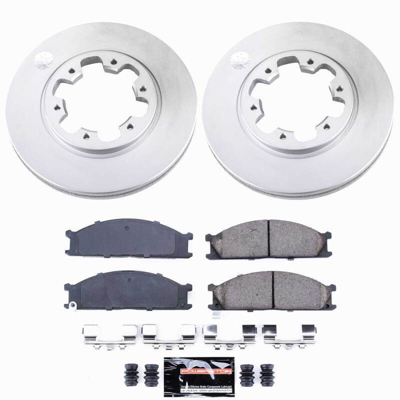 Power Stop 85-86 Nissan 720 Front Z23 Coated Brake Kit