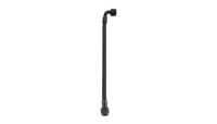 Vibrant -6 AN PTFE Hose Assy Female fittings Straight/90  (24in long)