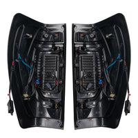 Oracle 19-23 GMC Sierra Black Series Flush Style LED Tail Lights - Factory Halogen