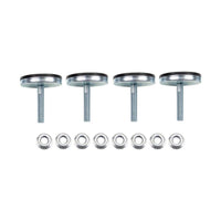 Wehrli Modular Steel Work Bench Leveling Feet Kit, for 4 legs